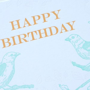 VENTE - Carte typographique Happy Birthday - Tangaras - 60 % de réduction