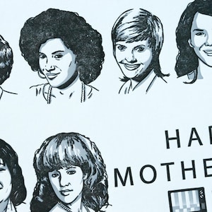 SALE - Letterpress Muttertagskarte - Sitcom Moms - 60% günstiger