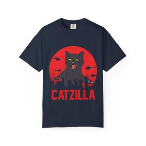 Catzilla Graphic Tee: Funny Cat T-Shirt - Gift for Cat Lovers