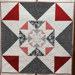 Block in a Block Quilt digital pattern
