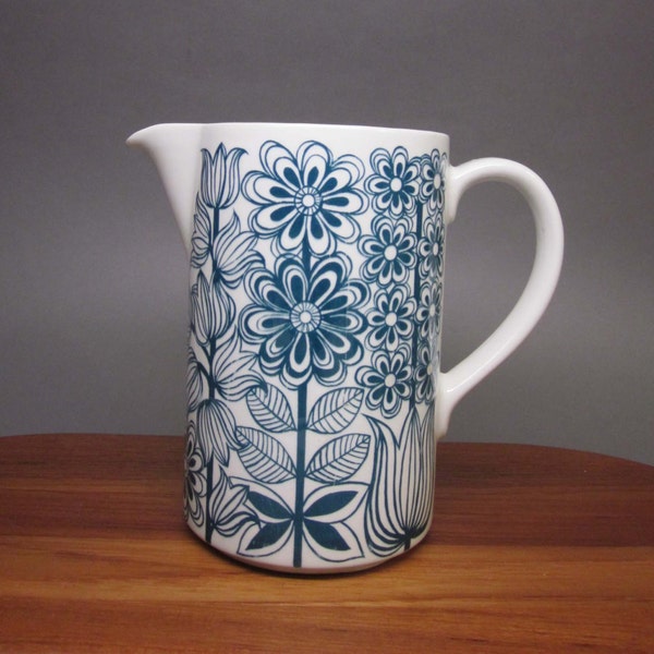 Arabia Finland Milk Jug - 1960's  'Keto' Pattern