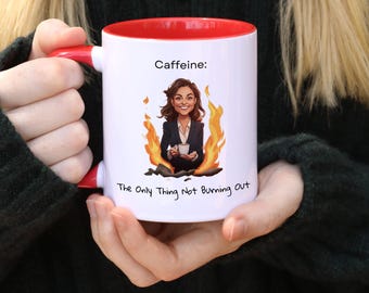 Personlig brandmugg 300 g, 450 g. Mugg för handledare, krishanteringsmugg, katastrofinsatsmugg, brandmugg för container, reklampresent