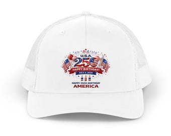 Czapka z daszkiem z okazji 250. urodzin USA | Patriotyczne obchody 250. rocznicy powstania Ameryki