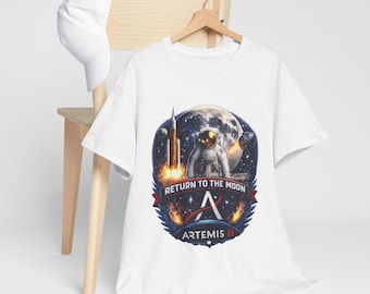 Artemis Return to the Moon Astronaut Tee | Space Mission T-Shirt