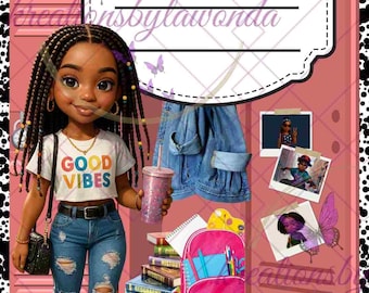 Editable Composition Notebook Covers: Back to School Canva Templates (Digital Download)