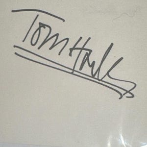 Signiert Tom Hanks p Karte 90x120- Forrest Gump Signiert, Toy Story Signiert