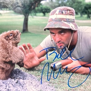 Bill Murray autografado Ghostbusters Groundhog Day Caddyshack Almôndegas 8x10