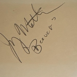 Leave it to Beaver signierte Jerry Mathers handsignierte Karteikarte-