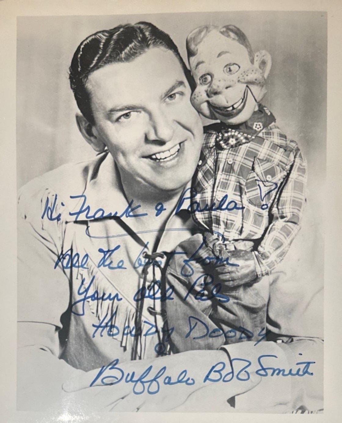 Buffalo Bob Smith  Howdy Doody Autograph Signed  8x10 Photo