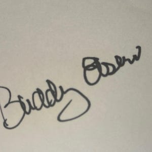 Buddy Ebsen Autogramm Karte verschwinden