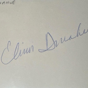 Elinor Donahue Pai sabe tudo Cartão de índice autógrafo autografado
