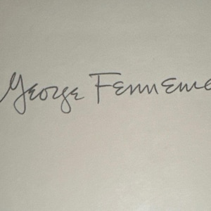 George Fenneman Autogramm Groucho Marx Karteikarte