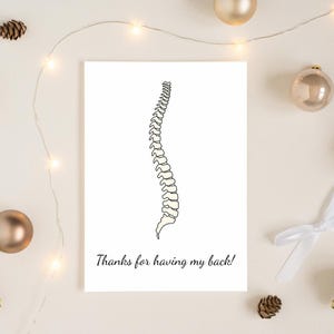 Anatomy Thank You Card: Science Gift, Medicine Illustration (Digital Download)