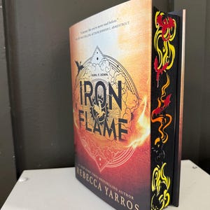Iron Flame by Rebecca Yarros with custom sprayed edges. READY TO SHIP
