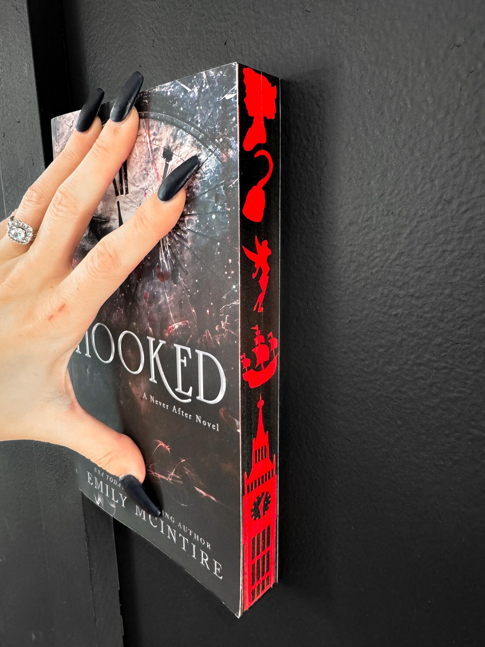 Hooked by Emily Mcintire With Custom Sprayed Edges - Etsy