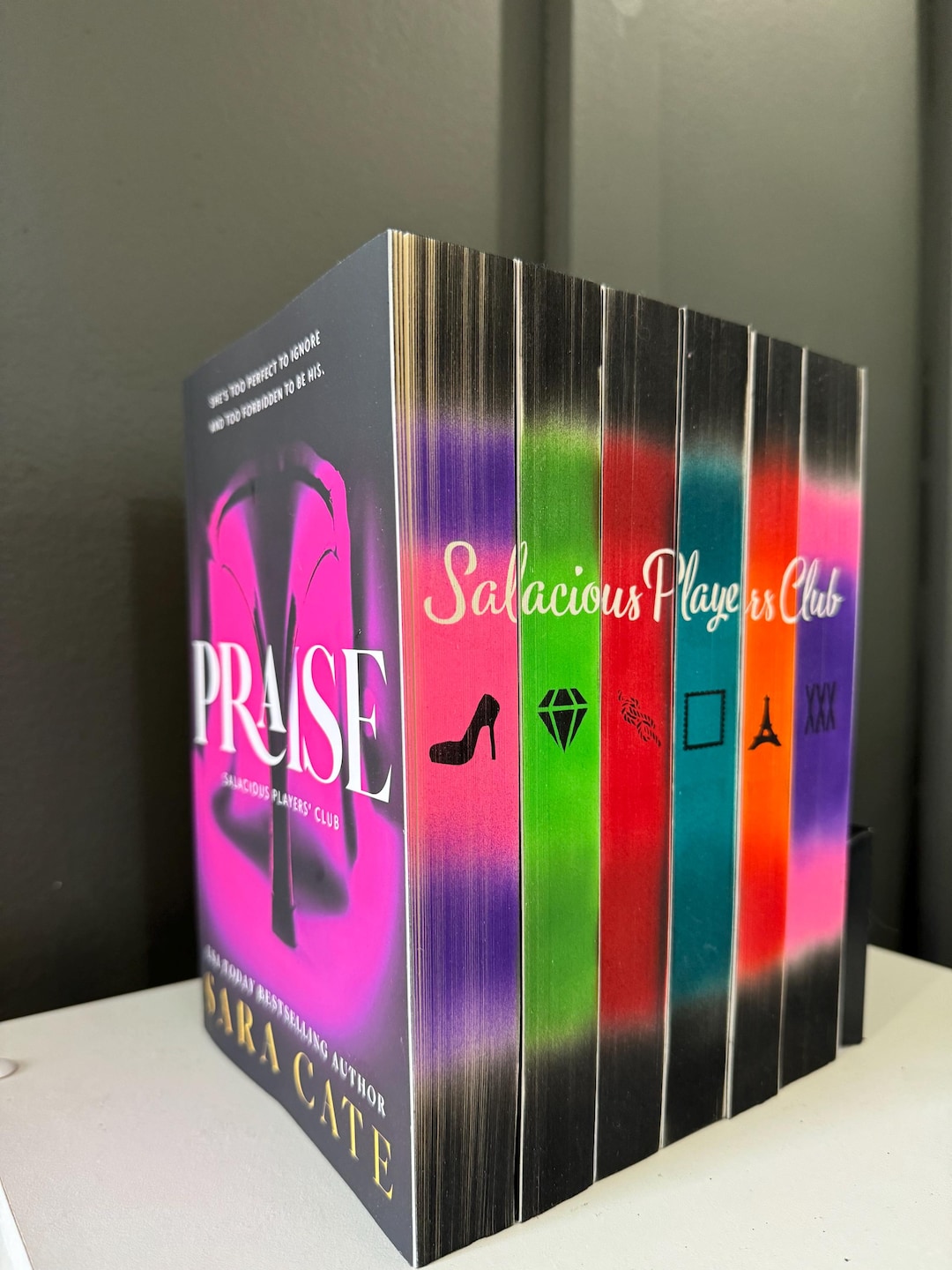 Salacious Players Club by Sara Cate: Sprayed Edge Paperbacks - Etsy