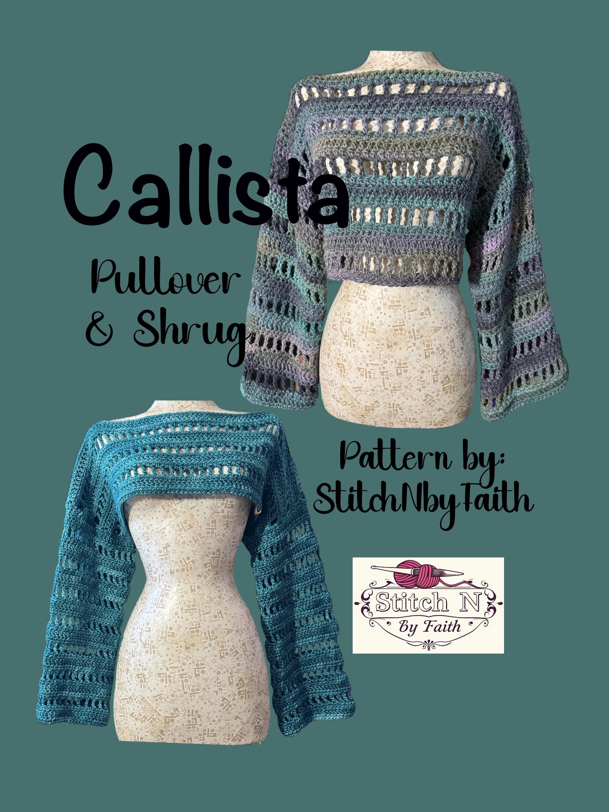 39 Crochet Shrug Patterns with Lace, Granny Squares, and Sleeves 6 Callista Pullover and Shrug Made to Measure Beach
