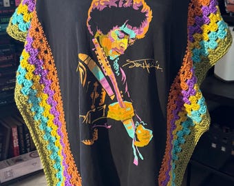 Patrón de ganchillo de punto de abuela / Patrón de ganchillo con camiseta reciclada / Patrón de ganchillo digital / Patrón DIY / Regalo para amantes de las manualidades
