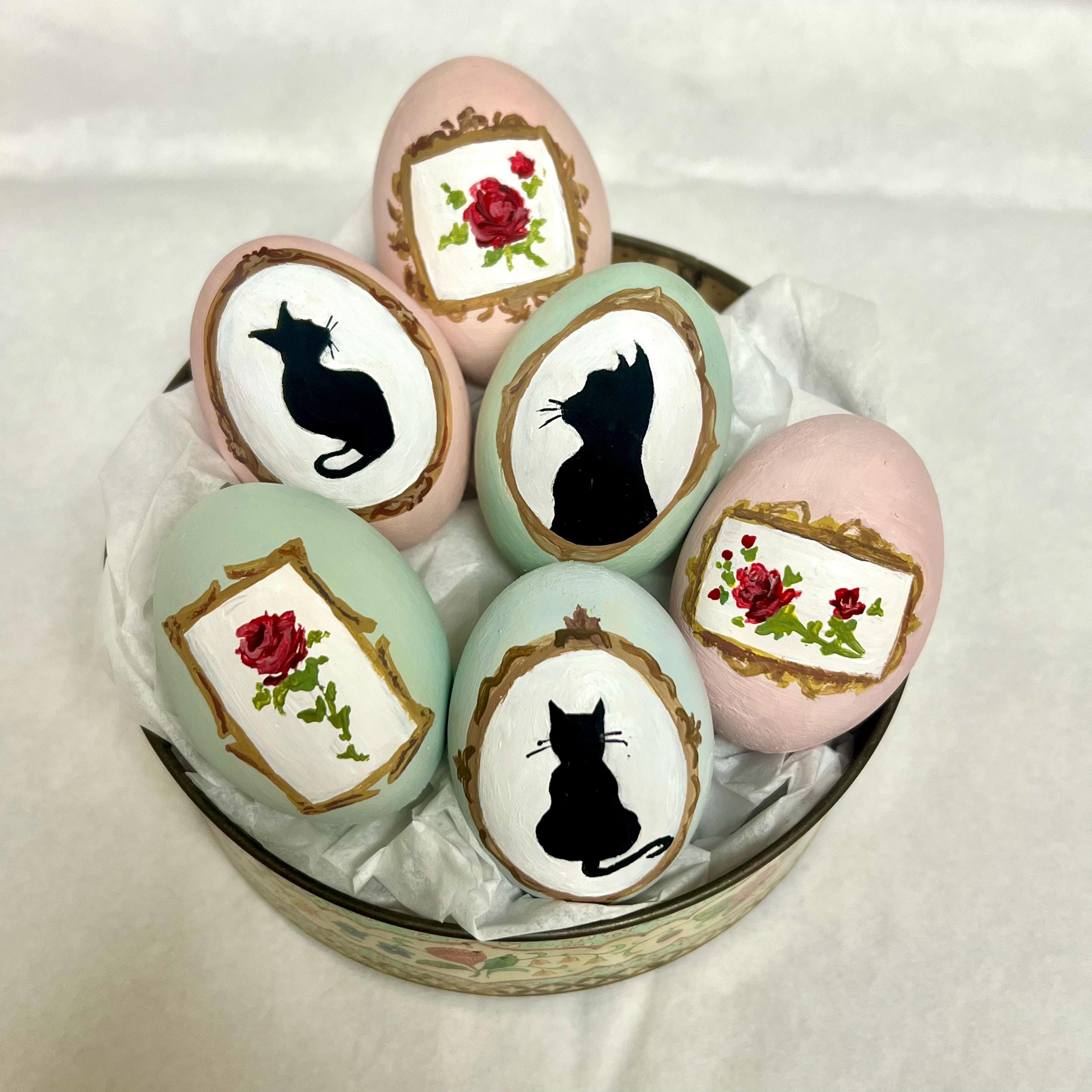 ビンテージイタリー製手描き花柄バタフライの取っ手装飾のシュガー