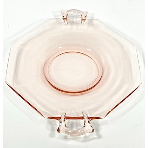 Pink Depression Glass, Depression Glass, Vintage Plates, Vintage Dish, Glass Plate, Pink Glass