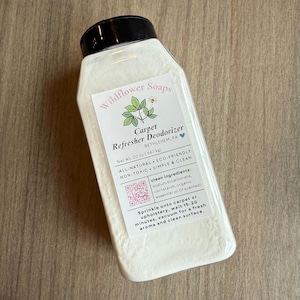 20 oz. Shaker Bottle of Carpet Refresher & Deodorizer, All Natural, Eco Friendly, Vegan, Safe for Children/Pets