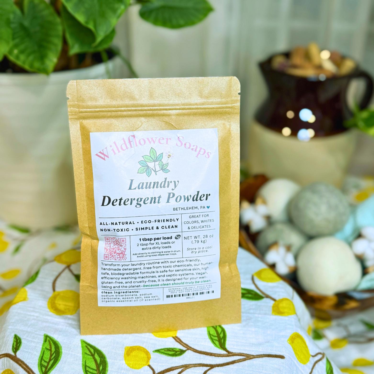 56oz - All Natural Laundry Detergent Powder - Vegan, He/septic