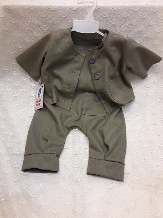 baby girl linen romper