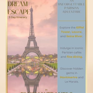 Paris Adventure Itinerary – Personalized Travel Experience with Exclusive Tips, Recommendations & Must-See Spots
