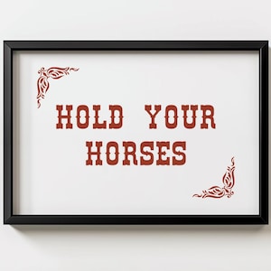 Western Typography Wall Art, Southwestern Wall Decor, Western Bathroom Wall Art, Cowgirl Wall Art, Cowboy Wall Art, Howdy Print
