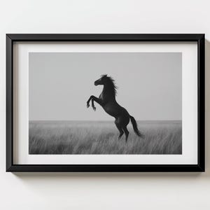 Vintage Horse Poster, Southwestern Desert Wall Art, Rustic Western Art, Farmhouse Wall Decor, Cowboy Print, Country Horse Wall Art
