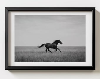 Western Horse Wall Art, Southwestern Wall Art, Vintage Rustic Western Art, Farmhouse Wall Decor, Cowboy Print, Country Home Wall Art