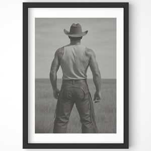 Cowboy Wall Art, Western Wall Decor, Vintage Western Art, Cowboy Decor, Cowboy Print, Desert Wall Art, Texas Wall Art, Farmhouse Wall Art
