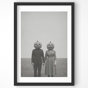 ハロウィンのウォールアート、ヴィンテージハロウィンプリント、白黒アート、キュートなミニマリストハロウィンのウォールアート、バーカートの装飾、1950年代のウォールデコレーション