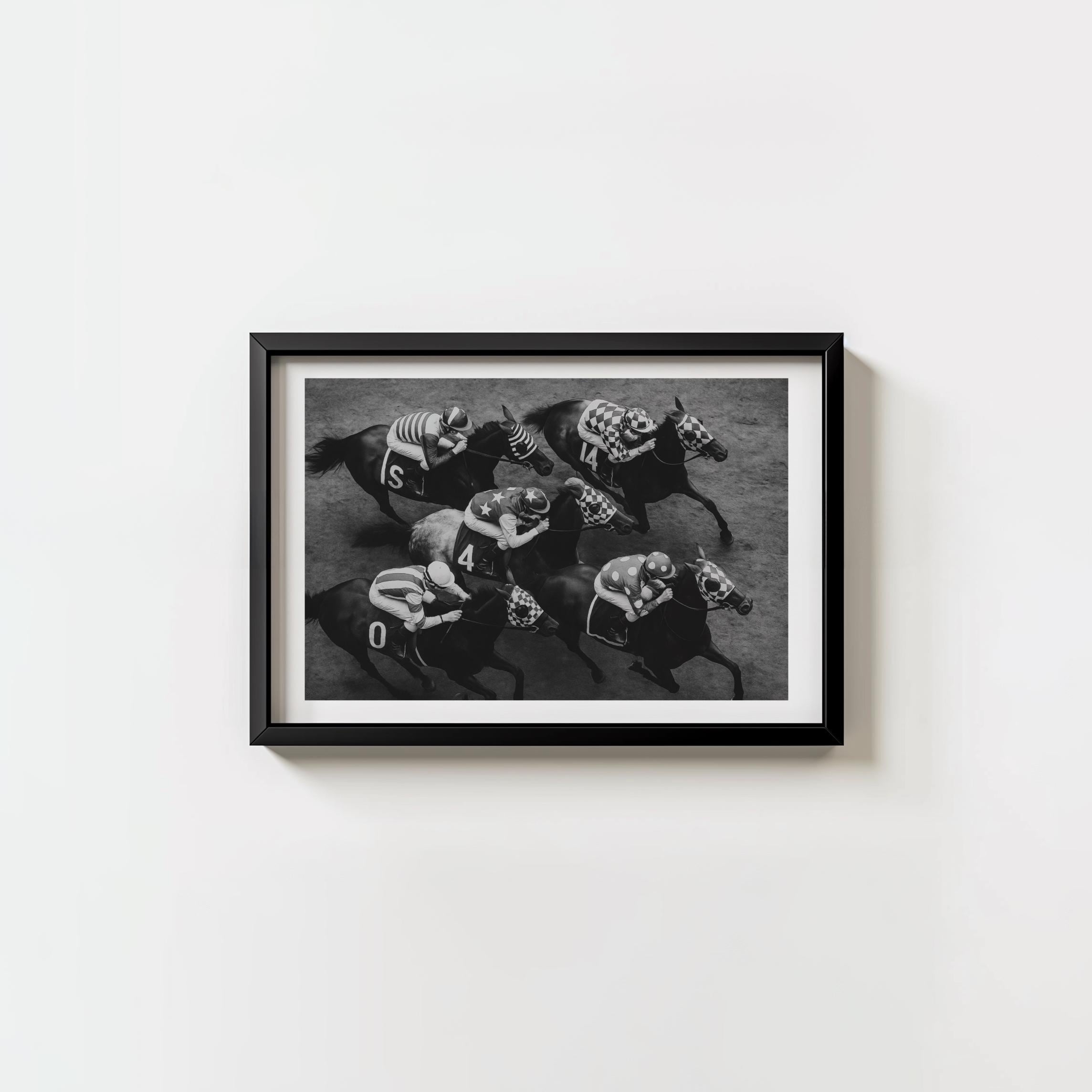 Horse Racing Wall Art, Kentucky Derby Poster, Vintage Horse Print, Equestrian Wall Art, Farmhouse Wall Decor, Masculine Cave Decor