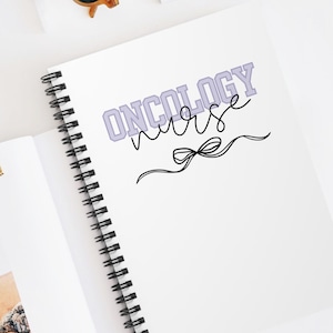 Oncology Nurse Notebook, Gift for Oncology RN, Appreciation Gift for Cancer Nurse, Chemo Nurse Notepad, Chemotherapy Nurse Present