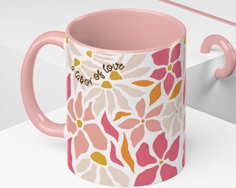 Floral Labor and Delivery Nurse Coffee Mug, L&D Nurse Gift, Birth Nurse Mug, Midwife Gift, New Nurse Graduation Presents, Gift for Maternity