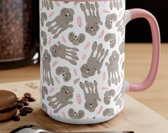 Poodle Mug, Poodle Gift, Poodle Coffee Cup, Dog Lover Gift, Gift for Poodle Owner, Cute Poodle Mug, Animal Lover Drinkware, Dog Lover Mug