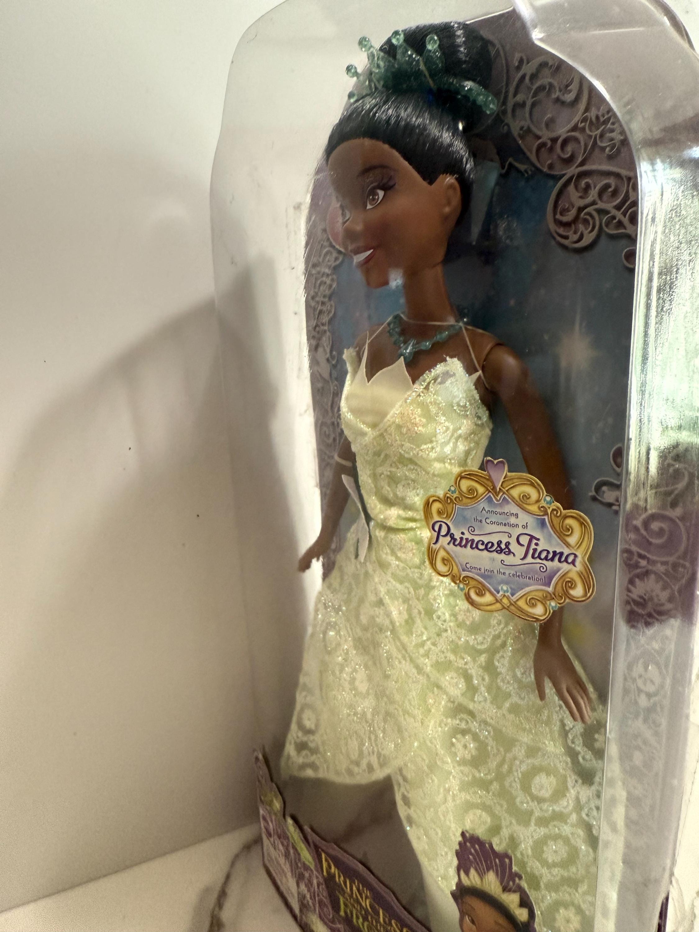 princess tiana in blue dress Disney Sparkling 3.5-Inch Doll Maziply Toys Standing approximately 3.5 inches tall DISNEY STORE PRINCESS TIANA 20"