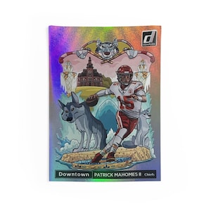 Patrick Mahomes Kansas City Chiefs, tapisserie murale personnalisée, décoration de dortoir, cadeau de fan de football, oeuvre d'art pour salle de sport, décoration murale de bureau à domicile