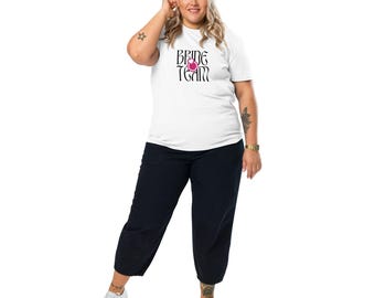 Unisex Bride Team Organic Cotton T-shirt