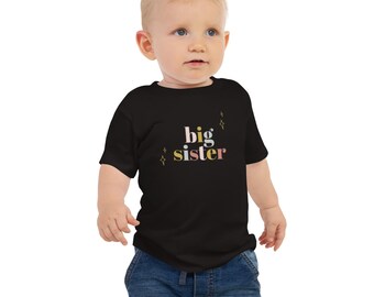 Baby "Big Sister" Jersey Short Sleeve Tee