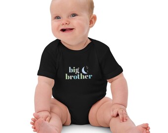 Organic Cotton "Big Brother" Baby Bodysuit