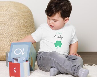 Baby Jersey Short Born Lucky Sleeve Tee