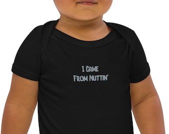 Organic Cotton Funny Baby Bodysuit