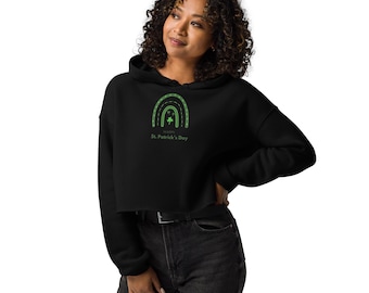 Cropped Happy St. Patrick's Day Hoodie