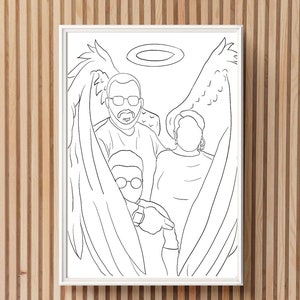 Digitaal aangepast paarportret, schattige cartoon anime karikatuur, familie, gepersonaliseerd/verjaardag/huwelijkscadeau, Valentijnsdagcadeau, tekening