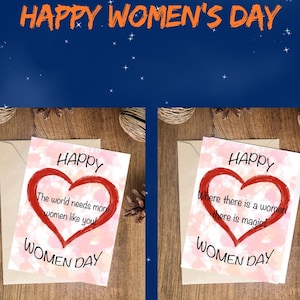 Carta donna forte, Celebrazione del potere della femminilità, Festa della donna, Felice Giornata internazionale della donna 2025 Png, Donne 8 marzo Png Download digitale