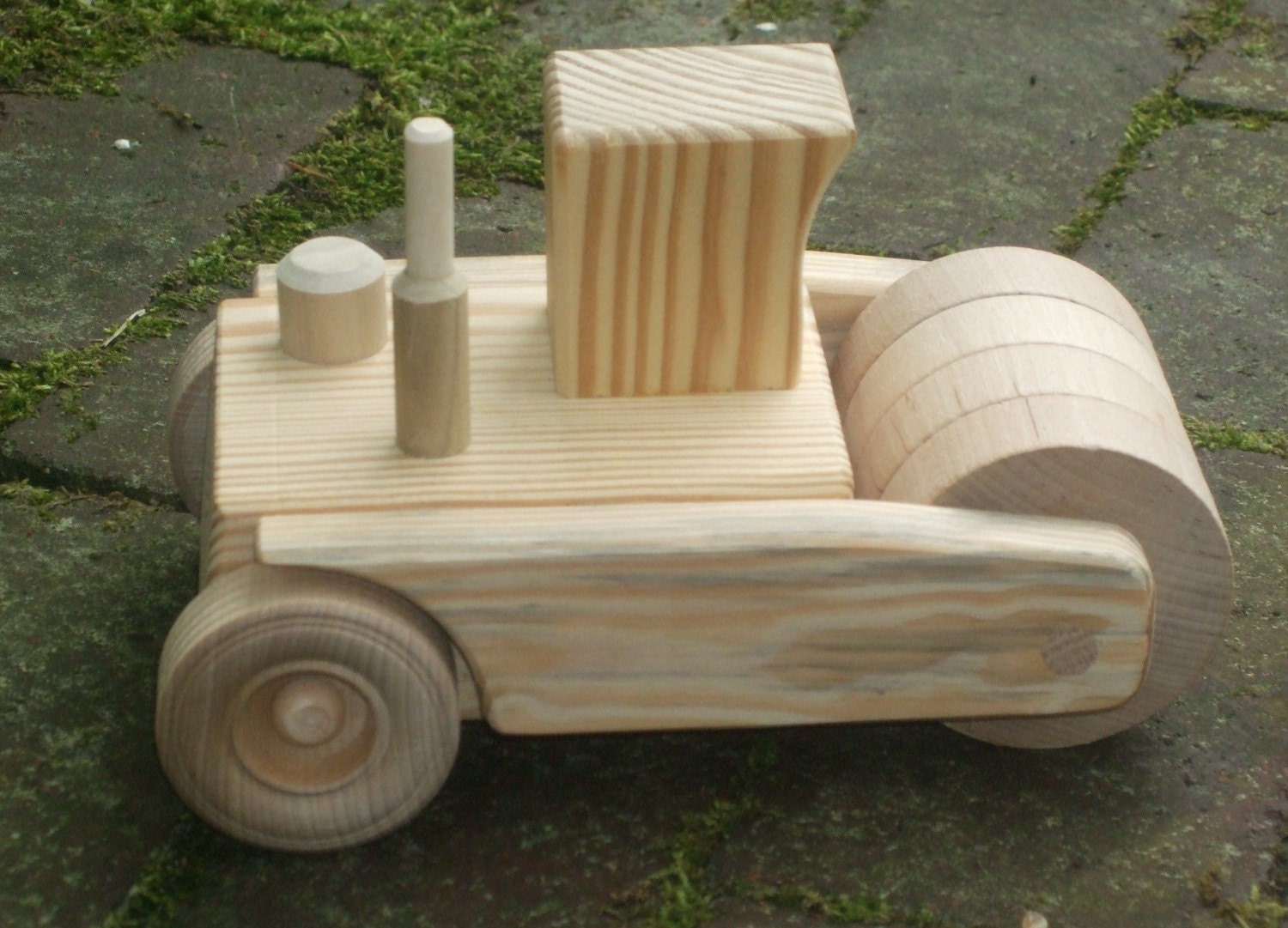 Wooden Toy Steamroller in the Wee Size - Etsy