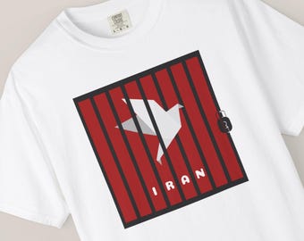 Freedom for Iran Tshirt, Free Iran Shirt, Unisex Comfort Color Tshirt