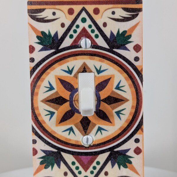 Decorative Southwest Desert Geometric Wall Plate